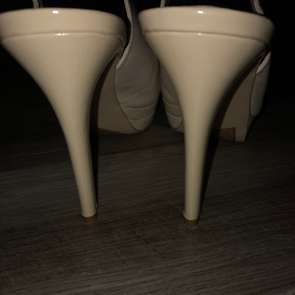 Marc Fisher ~ Melissa Platform Heel ~ Leather Peep - Picture 4 of 5